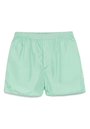 Auralee light sheer shorts - Green