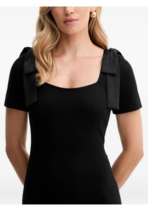 TWINSET bow-detail midi dress - Black