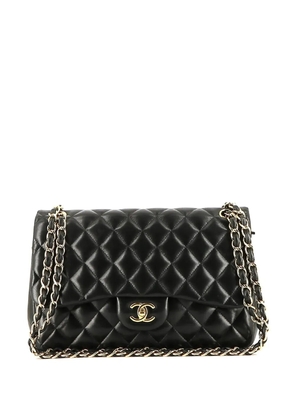 CHANEL Pre-Owned Jumbo Timeless quilted shoulder bag - Black