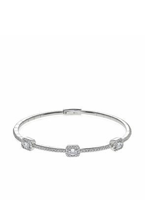 Jewels Aficionado 18kt white gold diamond bangle bracelet - Silver
