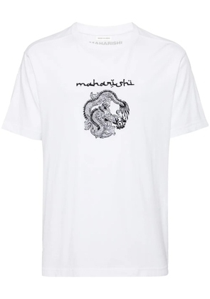 Maharishi Thar dragon-embroidered t-shirt - White