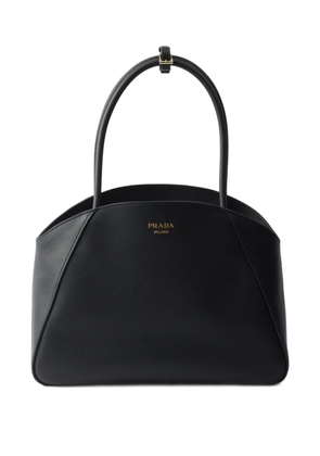 Prada large leather tote bag - Black