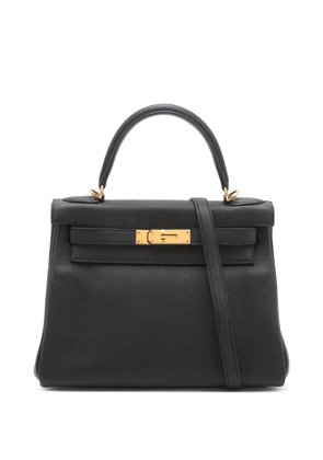 Hermès Pre-Owned 2018 Togo Kelly II Retourne 28 satchel - Black
