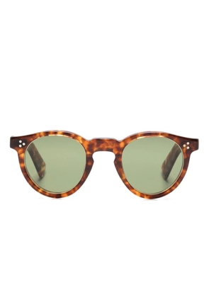 Lesca Urbi round-frame sunglasses - Brown