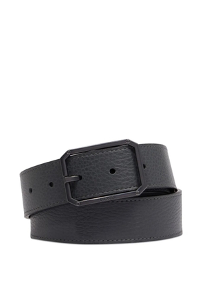 Lancel leather buckle belt - Grey