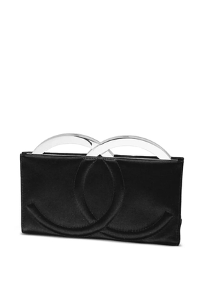 CHANEL Pre-Owned 2004 CC satin clutch bag - Black