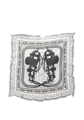 Hermès Pre-Owned 2010s Brides De Gala 70 scarf - White