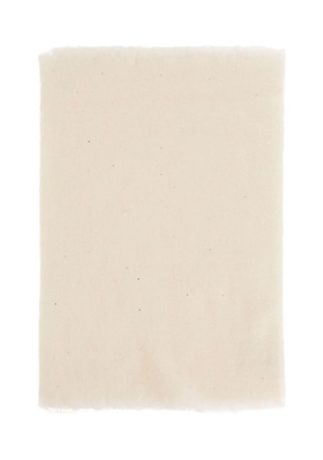 Faliero Sarti embellished frayed-edge scarf - Neutrals