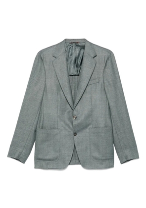 Canali Kei patch-pocket blazer - Green