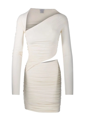 Amazuìn cutout draped dress - Neutrals