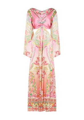 Camilla Tea With Tuschinski cut-out dress - Pink