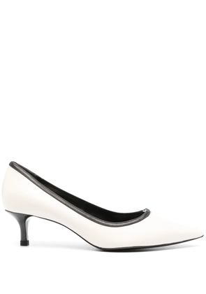Tory Burch 40mm Double T pumps - Neutrals