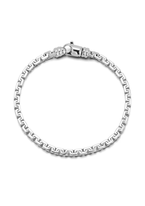 Mateo sterling silver Square Link chain bracelet