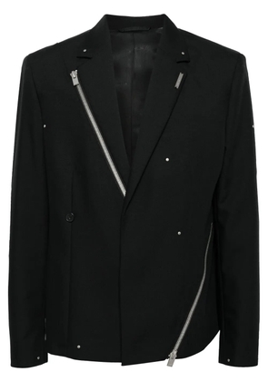 HELIOT EMIL wool-kid mohair blend tailored jacket - Black