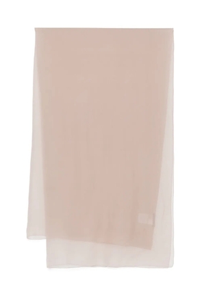 Alberta Ferretti silk scarf - Neutrals
