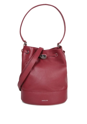 Zanellato drawstring top handle shoulder bag - Red