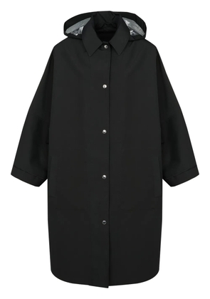 Yves Salomon hooded raincoat - Black