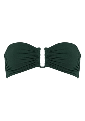 ERES gathered-detail bikini top - Green