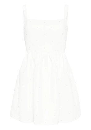 Sachin & Babi Quinn pearl-embellished minidress - White