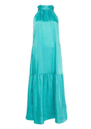LIU JO satin maxi dress - Green