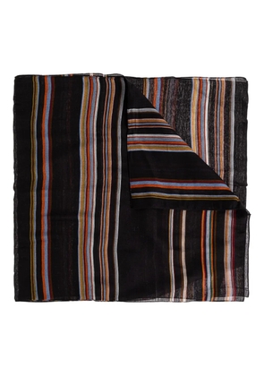 Paul Smith striped scarf - Black