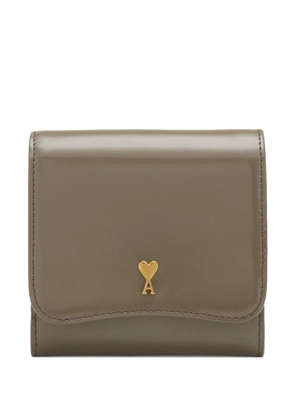 AMI Paris Paris Paris leather wallet - Neutrals