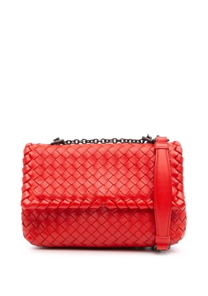 Bottega Veneta Pre-Owned 2012-2024 Baby Nappa Intrecciato Olimpia crossbody bag - Red