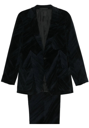 Romeo Gigli Pre-Owned 1997-1998s velvet suit - Blue