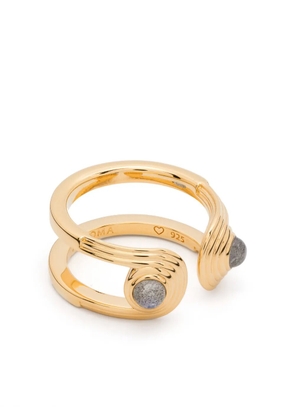 Missoma Zenyu Link Gemstone ring - Gold