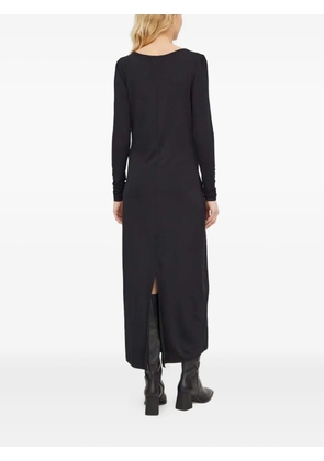Bruuns Bazaar twist-detail long-sleeve maxi dress - Black