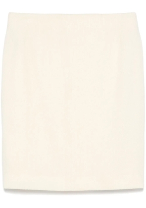 Christian Dior Pre-Owned 1990s bouclé skirt - Yellow