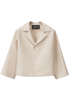 Fabiana Filippi wool cropped jacket - Neutrals