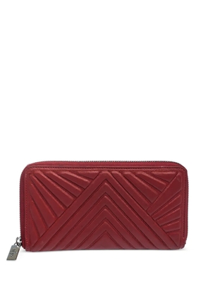 Valentino Garavani Pre-Owned chevron quilted wallet - Red