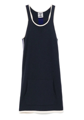 CHANEL Pre-Owned 2009 sleeveless dress - Blue