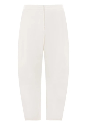 Jil Sander cotton trousers - White