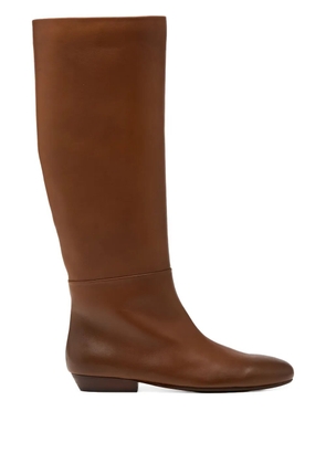 Marsèll leather knee-high boots - Brown