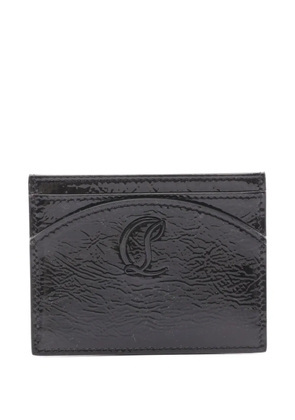 Christian Louboutin Pre-Owned 2020s Loubi54 leather cardholder - Black