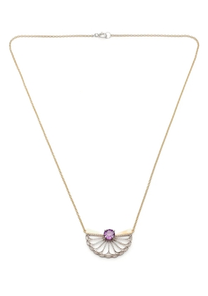 NIKOLLE RADI 18kt yellow gold Stellation sapphire necklace