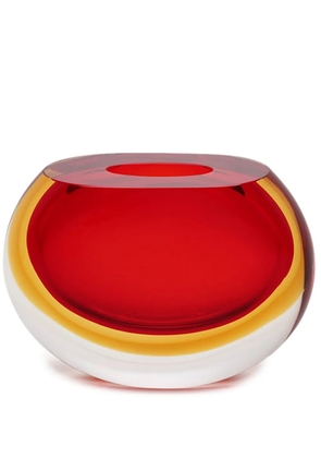 Gardeco 92 two-tone Murano glass vase - Red