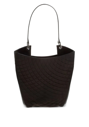 Bally Vintage Pre-Owned quilted leather bucket bag - Brown