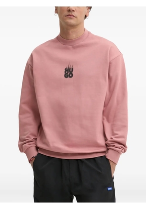 HUGO logo-print sweatshirt - Pink