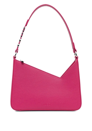HUGO angular-detail small shoulder bag - Pink