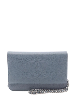 CHANEL Pre-Owned 2012-2013 Coco Mark shoulder bag - Blue