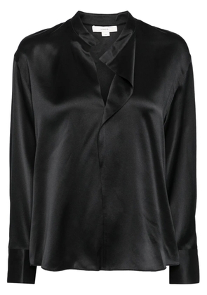 Vince draped silk blouse - Black