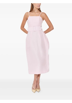 Rosie Assoulin Artichoke belted dress - Pink