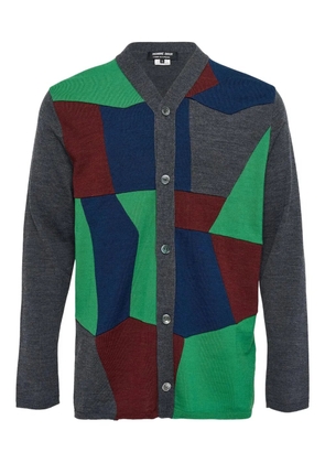 Comme des Garçons Homme Deux patchwork cardigan - Grey
