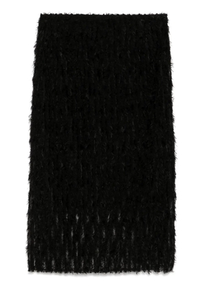 JNBY gauze fitted waist skirt - Black