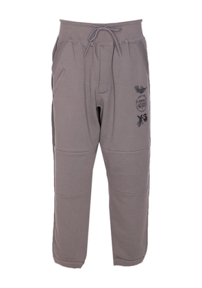 Y-3 x Adidas cuffed track pants - Grey
