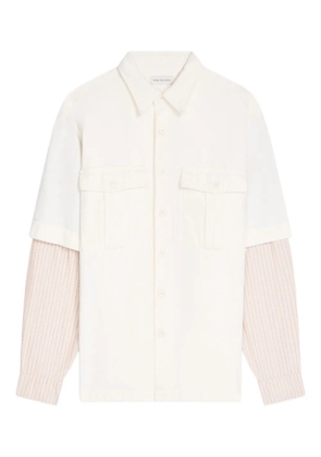 DRIES VAN NOTEN denim shirt - White