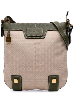 Loewe Pre-Owned 2008 Anagram Canvas New Road crossbody bag - Brown